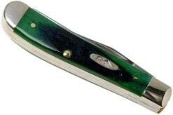 Case Mini Trapper Hunter Green Bone, Sawcut, 27662, 6207 SS Pocket Knife -Case Knives Sales CE27662 04 case