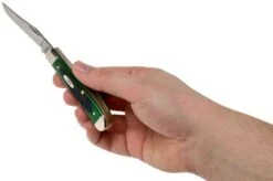 Case Mini Trapper Hunter Green Bone, Sawcut, 27662, 6207 SS Pocket Knife -Case Knives Sales CE27662 05 case