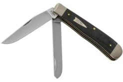 Case Trapper Smooth Black Micarta, 27730, 10254 SS Pocket Knife
