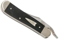 Case Russlock Smooth Black Micarta, 27734, 101953L SS Pocket Knife -Case Knives Sales CE27734 04 case knives
