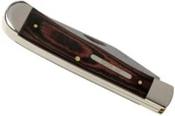 Case Trapper Red & Black Micarta, 27850, 10254 SS Pocket Knife -Case Knives Sales CE27850 04 case