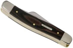 Case Medium Stockman Red & Black Micarta, Smooth, 27853, 10318 SS Pocket Knife -Case Knives Sales CE27853 04 case