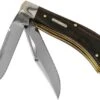 Case Saddlehorn Smooth Black Red Micarta, 27856, TB102110 SS Pocket Knife, Tony Bose Design