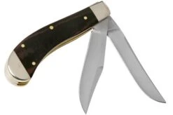 Case Saddlehorn Smooth Black Red Micarta, 27856, TB102110 SS Pocket Knife, Tony Bose Design -Case Knives Sales CE27856 02 case knives