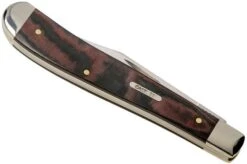 Case Slimline Trapper Smooth Black Red Micarta, 27857, 101048 SS Pocket Knife -Case Knives Sales CE27857 04 case knives 1
