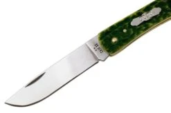 Case Sod Buster Jr 27863, Green Apple Bone, Peach Seed Jig, 6137 SS Pocket Knife -Case Knives Sales CE27863 03 case