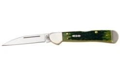 Case CopperLock Green Apple Bone, Peach Seed Jig, 27864, 61549WL SS Pocket Knife