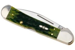 Case CopperLock Green Apple Bone, Peach Seed Jig, 27864, 61549WL SS Pocket Knife -Case Knives Sales CE27864 06 case