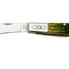 Case Barlow 27865, Green Apple Bone, Peach Seed Jig, 62009 1/2 SS Pocket Knife