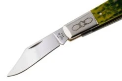 Case Barlow 27865, Green Apple Bone, Peach Seed Jig, 62009 1/2 SS Pocket Knife -Case Knives Sales CE27865 03 case