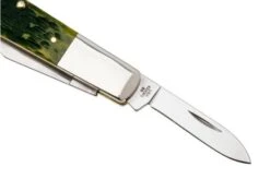 Case Barlow 27865, Green Apple Bone, Peach Seed Jig, 62009 1/2 SS Pocket Knife -Case Knives Sales CE27865 04 case
