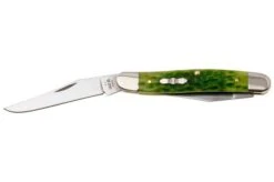 Case Muskrat Green Apple Bone, Peach Seed Jig, 27866, MUSKRAT SS Pocket Knife