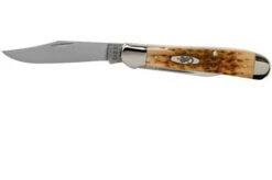 Case Copperhead Amber Jigged Bone, 30091, 6249 CV Pocket Knife -Case Knives Sales CE30091 03 case