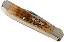 Case Copperhead Amber Jigged Bone, 30091, 6249 CV Pocket Knife -Case Knives Sales CE30091 04 case