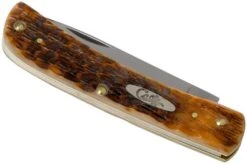 Case Sod Buster Jr Amber Jigged Bone, 30092, 6137 CV Pocket Knife -Case Knives Sales CE30092 04 case 1