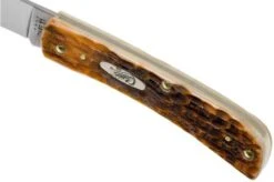 Case Sod Buster Jr Amber Jigged Bone, 30092, 6137 CV Pocket Knife -Case Knives Sales CE30092 07 case 1