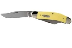 Case Medium Sowbelly Yellow Synthetic 30118, TB3339 CV Pocket Knife -Case Knives Sales CE30118 03 case