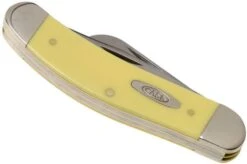 Case Medium Sowbelly Yellow Synthetic 30118, TB3339 CV Pocket Knife -Case Knives Sales CE30118 04 case