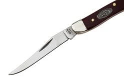 Case Small Texas Toothpick 30462 Smooth Mulberry Synthetic 410096 Pocket Knife -Case Knives Sales CE30462 03 case
