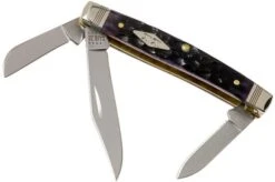 Case Medium Stockman Purple Bone, Standard Jig, 31622, 6344 SS Pocket Knife
