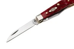 Case Tiny Trapper Dark Red Bone, Peach Seed Jig, 31944, 62154W CS Pocket Knife -Case Knives Sales CE31944 04 case