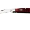 Case Trapper Dark Red Bone, Peach Seed Jig, 31950, 6254 CV Pocket Knife
