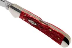 Case Copperhead Dark Red Bone, Peach Seed Jig, 31954, 61749L CV Pocket Knife -Case Knives Sales CE31954 07 case 1