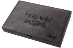 Case 25th Anniversary Mint Set, Pocket Worn Olive Green Bone, Peach Seed Jig, 38190, SS Pocket Knife -Case Knives Sales CE38190 04 case