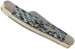 Case Medium Stockman White & Black Carbon Fibre-G10 Weave Smooth, 38923, 10318 SS Pocket Knife 8 Case Medium Stockman White & Black Carbon Fibre-G10 Weave Smooth, 38923, 10318 SS Pocket Knife -Case Knives Sales CE38923 04 case