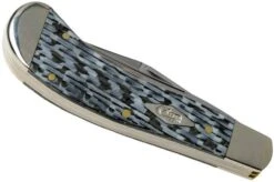 Case Bose Saddlehorn White & Black Carbon Fibre-G10 Weave Smooth, 38929, TB102110 SS Pocket Knife 7 Case Bose Saddlehorn White & Black Carbon Fibre-G10 Weave Smooth, 38929, TB102110 SS Pocket Knife -Case Knives Sales CE38929 04 case