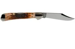 Case Mini Copperlock Brown Bone, Peach Seed Jig, 42655, 61749L SS Pocket Knife -Case Knives Sales CE42655 02 case