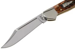 Case Mini Copperlock Brown Bone, Peach Seed Jig, 42655, 61749L SS Pocket Knife -Case Knives Sales CE42655 03 case