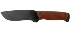 Case Winkler Recurve Utility No 6, 43176 Harry Bologna, Tan Canvas Micarta, Leather Sheath Survival Knife