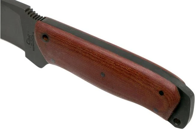 Case Winkler Recurve Utility No 6, 43176 Harry Bologna, Tan Canvas Micarta, Leather Sheath Survival Knife 5 Case Winkler Recurve Utility No 6, 43176 Harry Bologna, Tan Canvas Micarta, Leather Sheath Survival Knife - Image 5