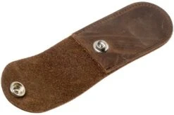 Case Soft Leather Sheath Medium, Dark Brown 50003 Leather Sheath -Case Knives Sales CE50003 03 case