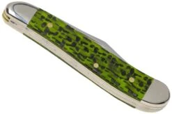 Case Peanut Green & Black Carbon Fiber-G10 Weave Smooth, 50714, 10220 SS Pocket Knife -Case Knives Sales CE50714 04 case