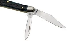 Case Peanut 51858 Pocket Worn Mediterranean Blue Bone, Peach Seed Jig 6220 SS Pocket Knife -Case Knives Sales CE51858 04 case