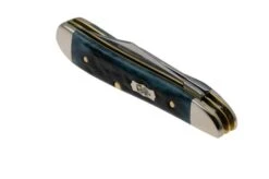 Case Peanut 51858 Pocket Worn Mediterranean Blue Bone, Peach Seed Jig 6220 SS Pocket Knife -Case Knives Sales CE51858 05 case