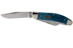 Case Sowbelly Mediterranean Blue Bone, Smooth, 52806, TB6339 SS Pocket Knife -Case Knives Sales CE52806 03 case