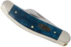 Case Sowbelly Mediterranean Blue Bone, Smooth, 52806, TB6339 SS Pocket Knife -Case Knives Sales CE52806 04 case