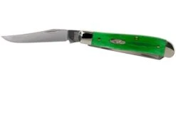 Case Mini Trapper Brilliant Green Bone, Smooth, 52824, 6207 SS Pocket Knife -Case Knives Sales CE52824 03 case