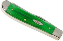 Case Mini Trapper Brilliant Green Bone, Smooth, 52824, 6207 SS Pocket Knife -Case Knives Sales CE52824 04 case