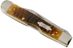 Case Cheetah Antique Bone, Rogers Corn Cob Jig, 52836, 6111 1/2L SS Pocket Knife -Case Knives Sales CE52836 04 case knives