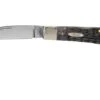 Case Tribal Lock Pocket Worn Grey Bone, Crandall Jig, 58411, TB612010L CV Pocket Knife