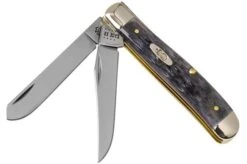 Case Mini Trapper Pocket Worn Grey Bone, Crandall Jig, 58414, 6207 CV Pocket Knife