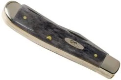 Case Mini Trapper Pocket Worn Grey Bone, Crandall Jig, 58414, 6207 CV Pocket Knife -Case Knives Sales CE58414 04 case knives