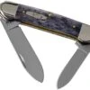 Case Canoe Pocket Worn Grey Bone, Crandall Jig, 58415, 62131 CV Pocket Knife
