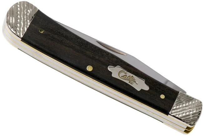 Case Trapper Ebony Wood, Worked Bolsters, 59670, 7254 SS Pocket Knife 4 Case Trapper Ebony Wood, Worked Bolsters, 59670, 7254 SS Pocket Knife - Image 4