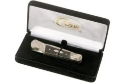 Case Lockback Ebony Wood, Worked Bolsters, 59672, 71225L SS Pocket Knife -Case Knives Sales CE59672 07 case knives