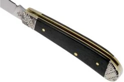 Case Sway Back Ebony Wood, Worked Bolsters, 59675, TB71117 SS Pocket Knife -Case Knives Sales CE59675 05 case